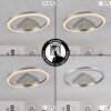 Plafonnier Buren LED Nickel mat, 1 lumière