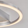 Plafonnier Buren LED Nickel mat, 1 lumière