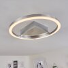 Plafonnier Buren LED Nickel mat, 1 lumière