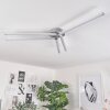 Plafonnier Mohlin LED Nickel mat, 5 lumières