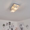 Plafonnier Liestal LED Nickel mat, 2 lumières