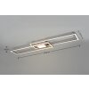 Plafonnier Trio-Leuchten Ganado LED Nickel mat, 2 lumières, Télécommandes, Changeur de couleurs