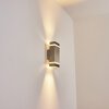 Applique murale d'extérieur Edevik Nickel mat, 2 lumières