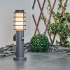 Borne lumineuse Tunes Anthracite, 1 lumière, Détecteur de mouvement