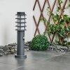 Borne lumineuse Tunes Anthracite, 1 lumière, Détecteur de mouvement