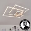 Plafonnier Buren LED Nickel mat, 1 lumière