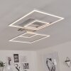 Plafonnier Buren LED Nickel mat, 1 lumière