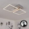 Plafonnier Buren LED Nickel mat, 1 lumière