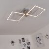 Plafonnier Buren LED Nickel mat, 1 lumière