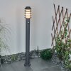 Borne lumineuse Tunes Anthracite, 1 lumière, Détecteur de mouvement