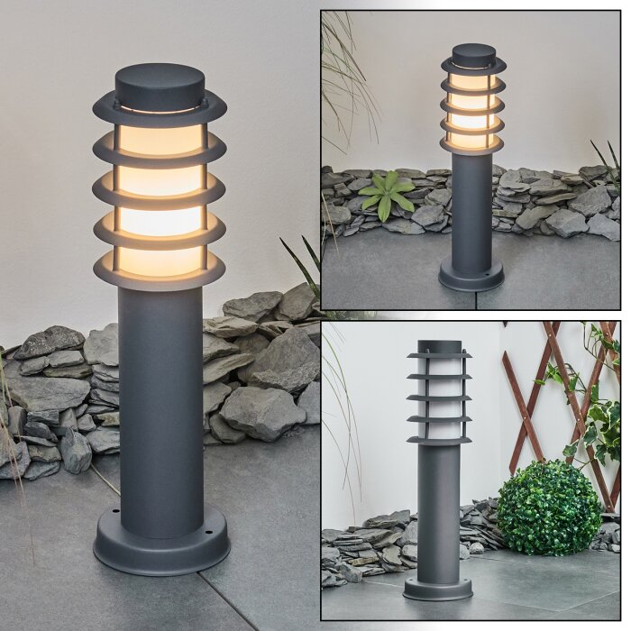 Borne lumineuse Tunes Anthracite, 1 lumière Borne lumineuse Tunes Anthracite, 1 lumière