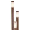 Borne lumineuse Globo BOSTON Bois foncé, 3 lumières