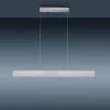 Suspension Leuchten-Direkt LOLAsmart-NILA LED Aluminium, 2 lumières, Télécommandes, Changeur de couleurs