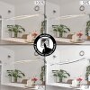 Suspension Bernese LED Nickel mat, 3 lumières