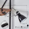 lampe â clipper Brienz Chrome, Noir, 1 lumière