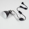 lampe â clipper Brienz Chrome, Noir, 1 lumière