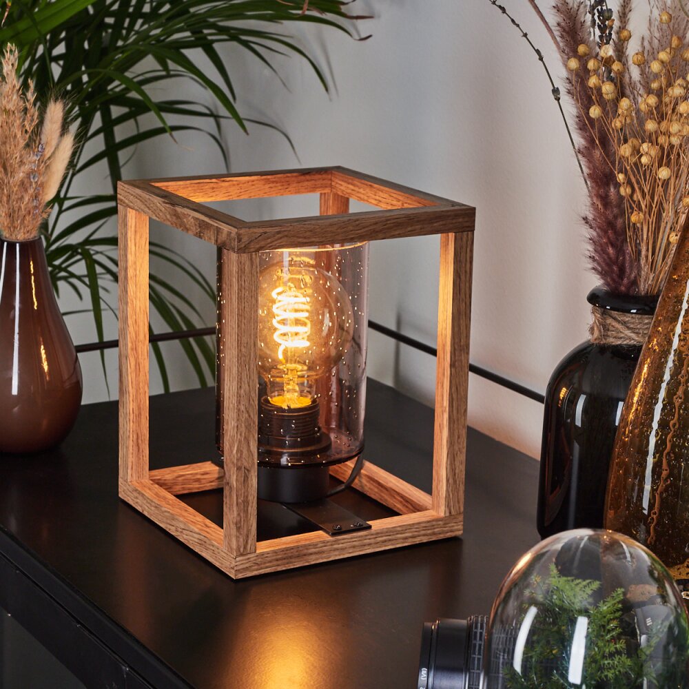 Lampe de table Brugg Écru, Noir, 1 lumière main product photo