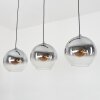 Suspension Leissigen Argent Oxydé, 3 lumières