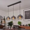 Suspension Leissigen Argent Oxydé, 3 lumières