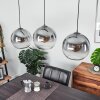 Suspension Leissigen Argent Oxydé, 3 lumières