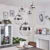 Suspension Degevos Nickel mat, 5 lumières