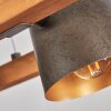 Suspension Gressot Ancien, Écru, Nickel mat, 4 lumières