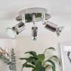 Plafonnier Morges LED Chrome, 3 lumières