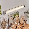 lampe miroir Morges LED Chrome, Scintillant, Blanc, 1 lumière