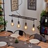 Suspension Susillon Noir, 4 lumières