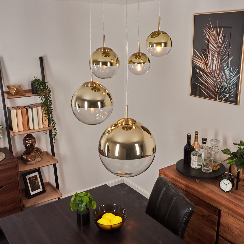 Suspension Degevos Or, 5 lumières main product photo