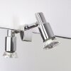lampe miroir Morges Chrome, 1 lumière