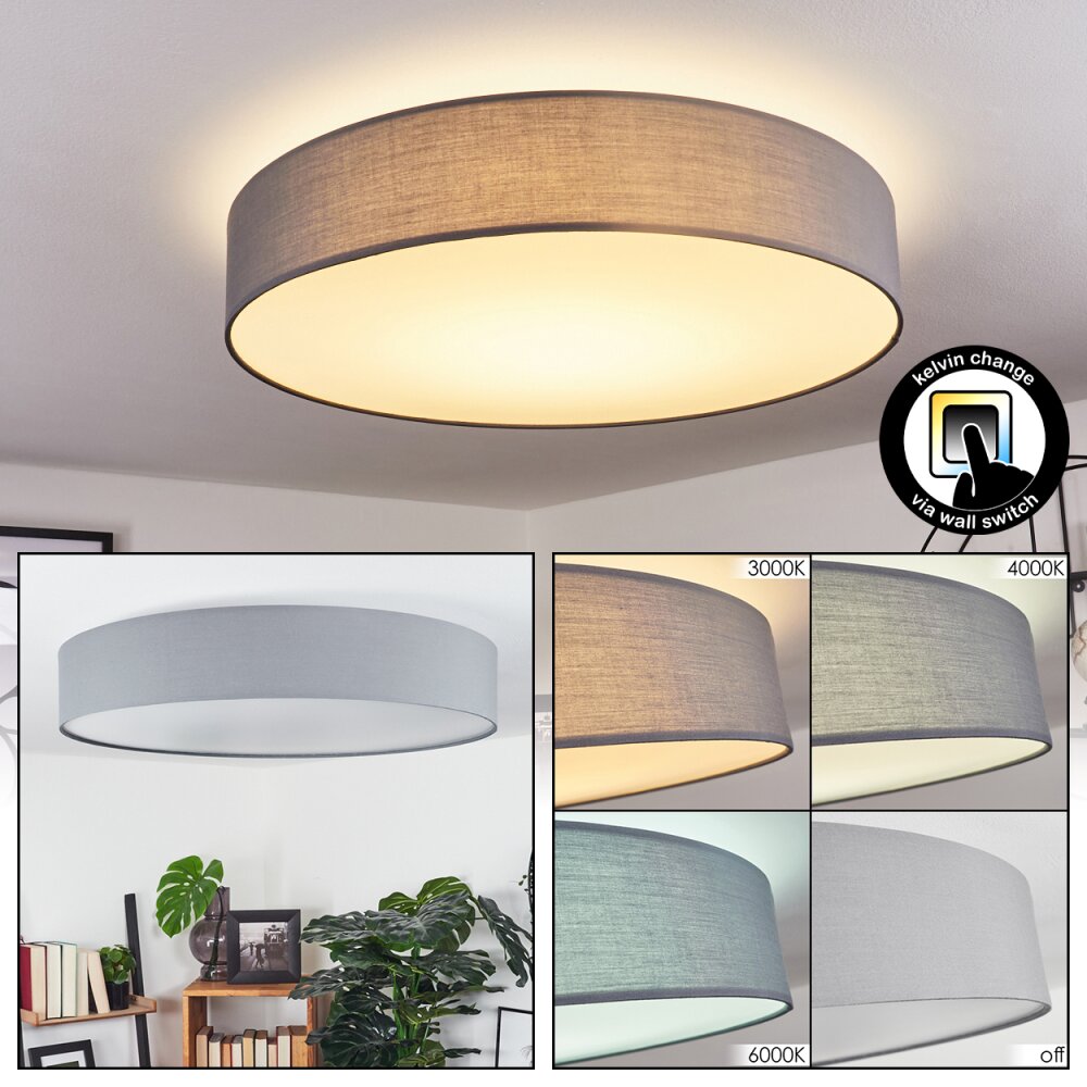 Plafonnier Tise LED Blanc, 1 lumière main product photo