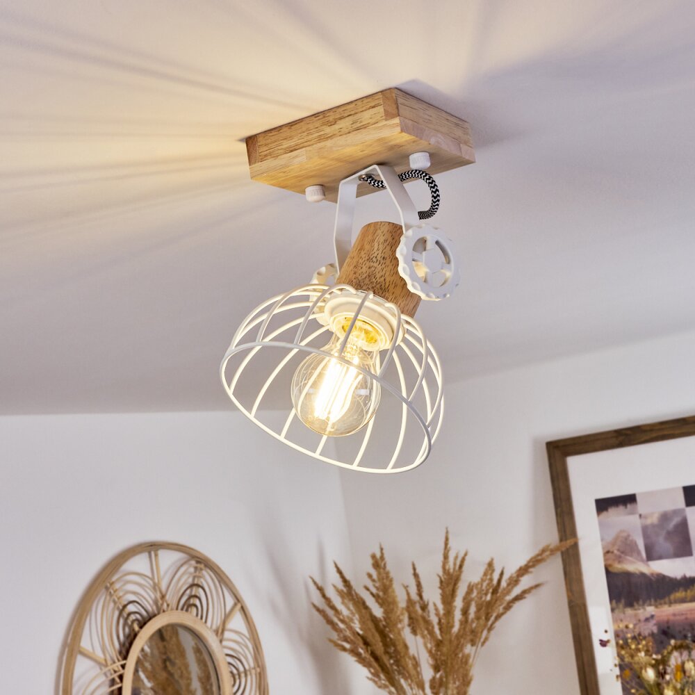 Plafonnier Orny Écru, Blanc, 1 lumière main product photo