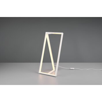 Lampe de table Trio-Leuchten Edge LED Blanc, 1 lumière