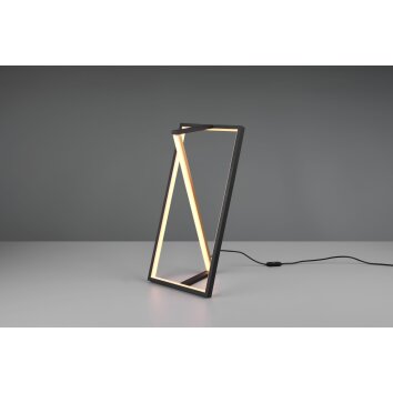 Lampe de table Trio-Leuchten Edge LED Noir, 1 lumière