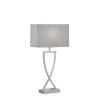 Lampe de table Fischer-Honsel Anni Nickel mat, 1 lumière