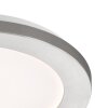 Plafonnier Fischer-Honsel Gotland LED Nickel mat, 1 lumière