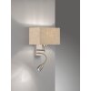 Applique murale Fischer-Honsel Dream Nickel mat, 1 lumière