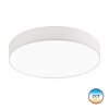 Plafonnier SCHÖNER-WOHNEN-Kollektion Pina LED Blanc, 1 lumière, Télécommandes