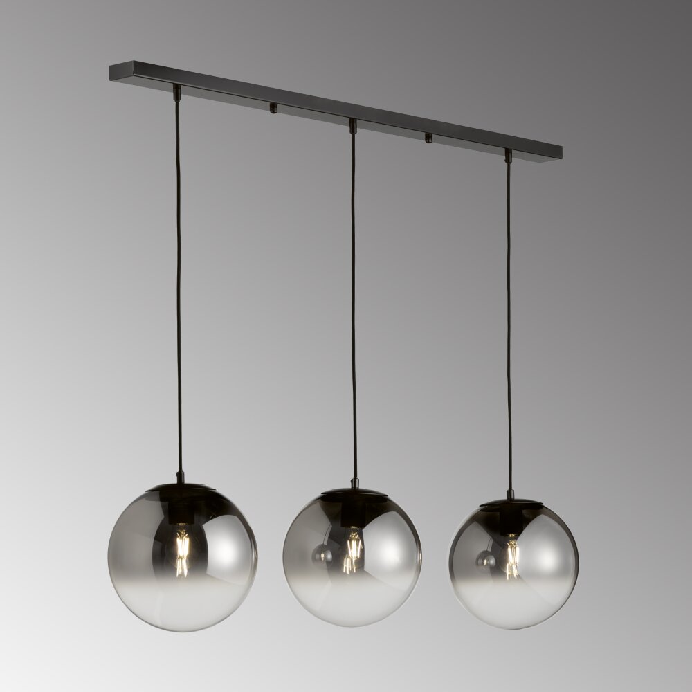 Suspension SCHÖNER-WOHNEN-Kollektion Mirror Noir, 3 lumières main product photo