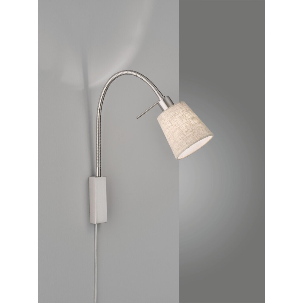 Applique murale Fischer-Honsel Wolke Nickel mat, 1 lumière main product photo