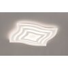 Plafonnier Fischer-Honsel Gorden LED Blanc, 1 lumière, Télécommandes