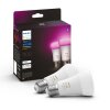 LED E27 9 Watt 2000 - 6500 Kelvin 806 Lumen Philips Hue White & Color Ambiance