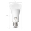 LED E27 15 Watt 2200 - 6500 Kelvin 1200 Lumen Philips Hue White & Color Ambiance