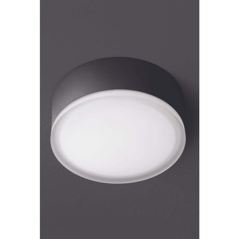 plafonnier extérieur LCD Grasbrunn LED Noir, 1 lumière main product photo