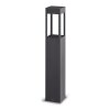 Borne lumineuse LCD Kisselbach LED Noir, 1 lumière