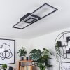 Plafonnier Taleta LED Noir, Blanc, 1 lumière