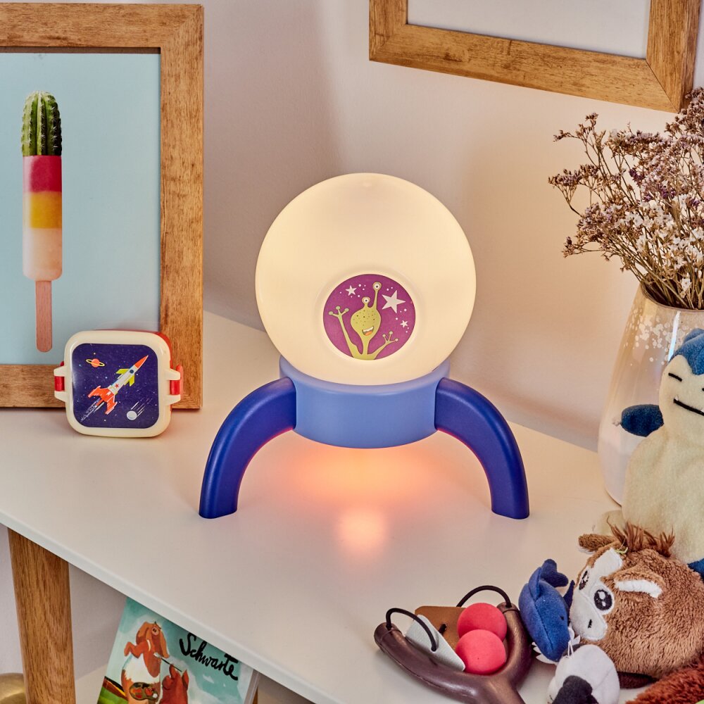 Lampe de table Rougemont LED Bleu, 1 lumière main product photo
