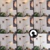 Lampadaire Rom LED Vieux laiton, 2 lumières