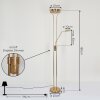 Lampadaire Rom LED Vieux laiton, 2 lumières